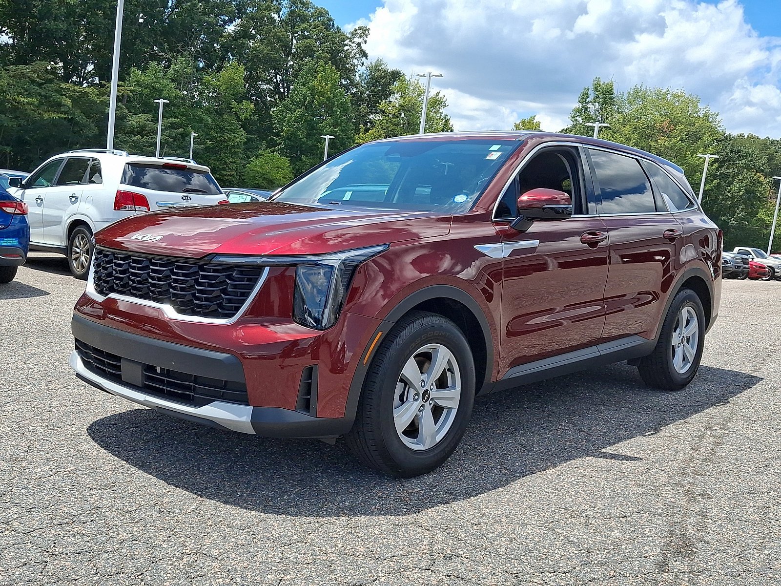 Used 2024 Dawning Red Kia LX image 3
