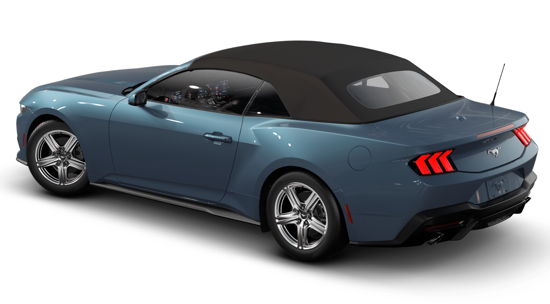 New 2026 Vapor Blue Metallic Ford EcoBoost® Premium Convertible image 2