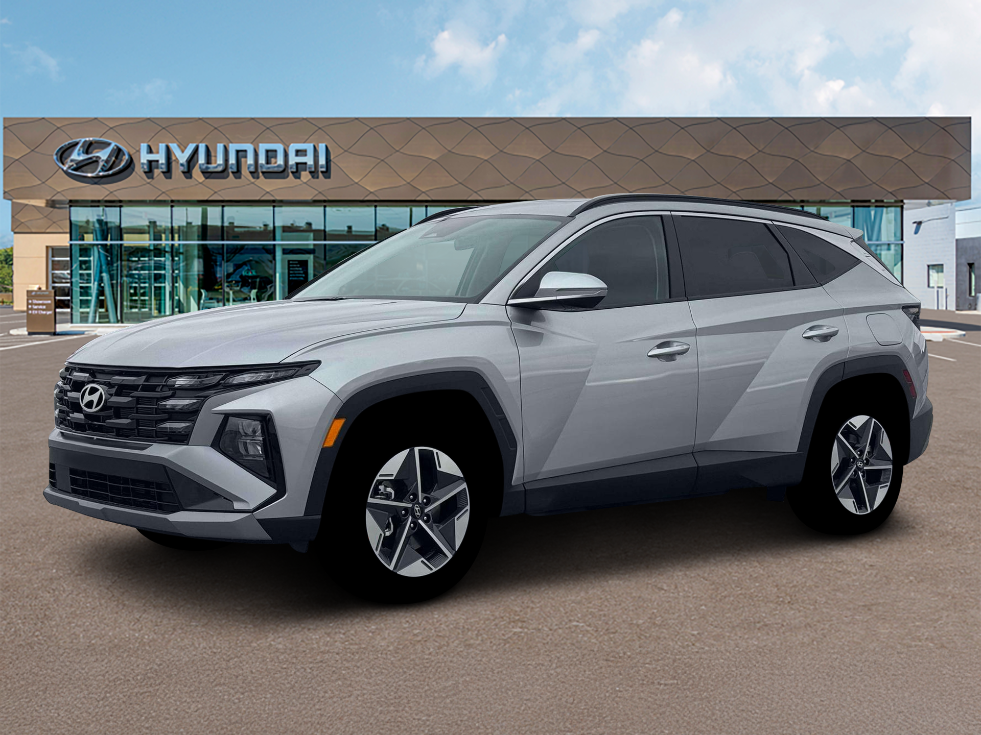 New 2026 Shimmering Silver Hyundai SEL Premium AWD image 2