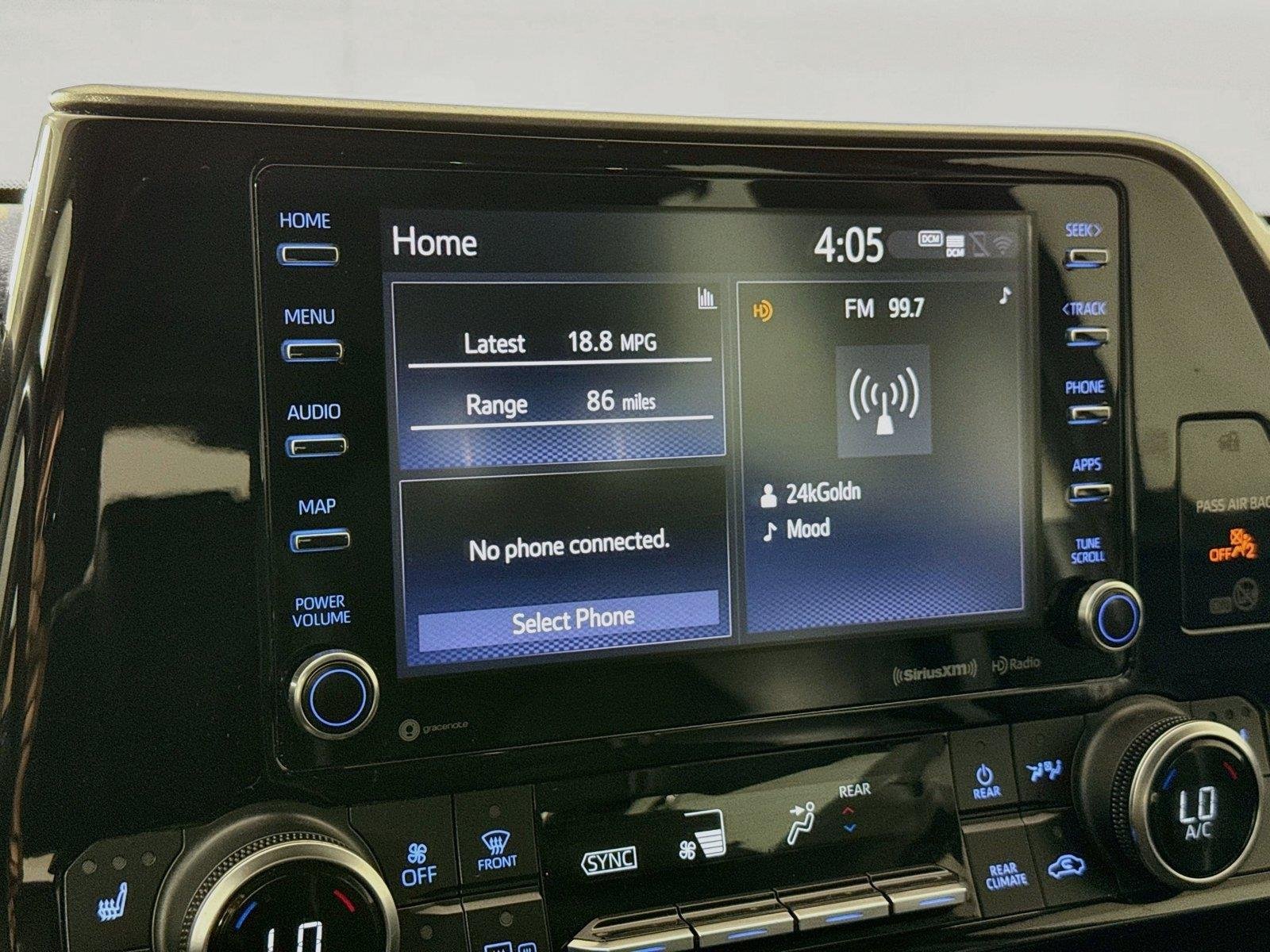 Used 2021 Midnight Black Metallic Toyota XLE image 23