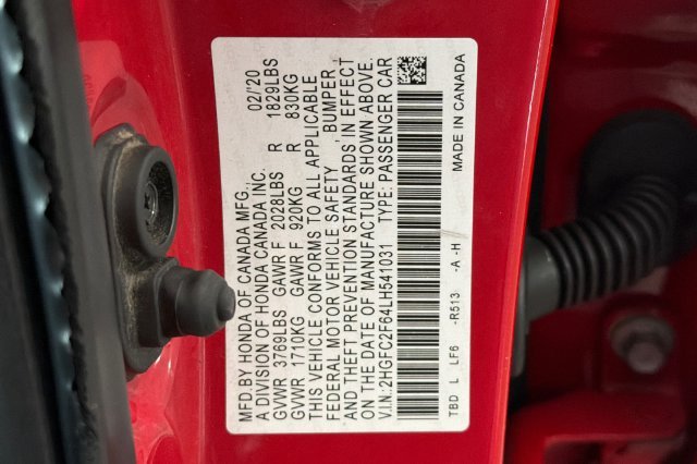 Used 2020 Rallye Red Honda LX image 35