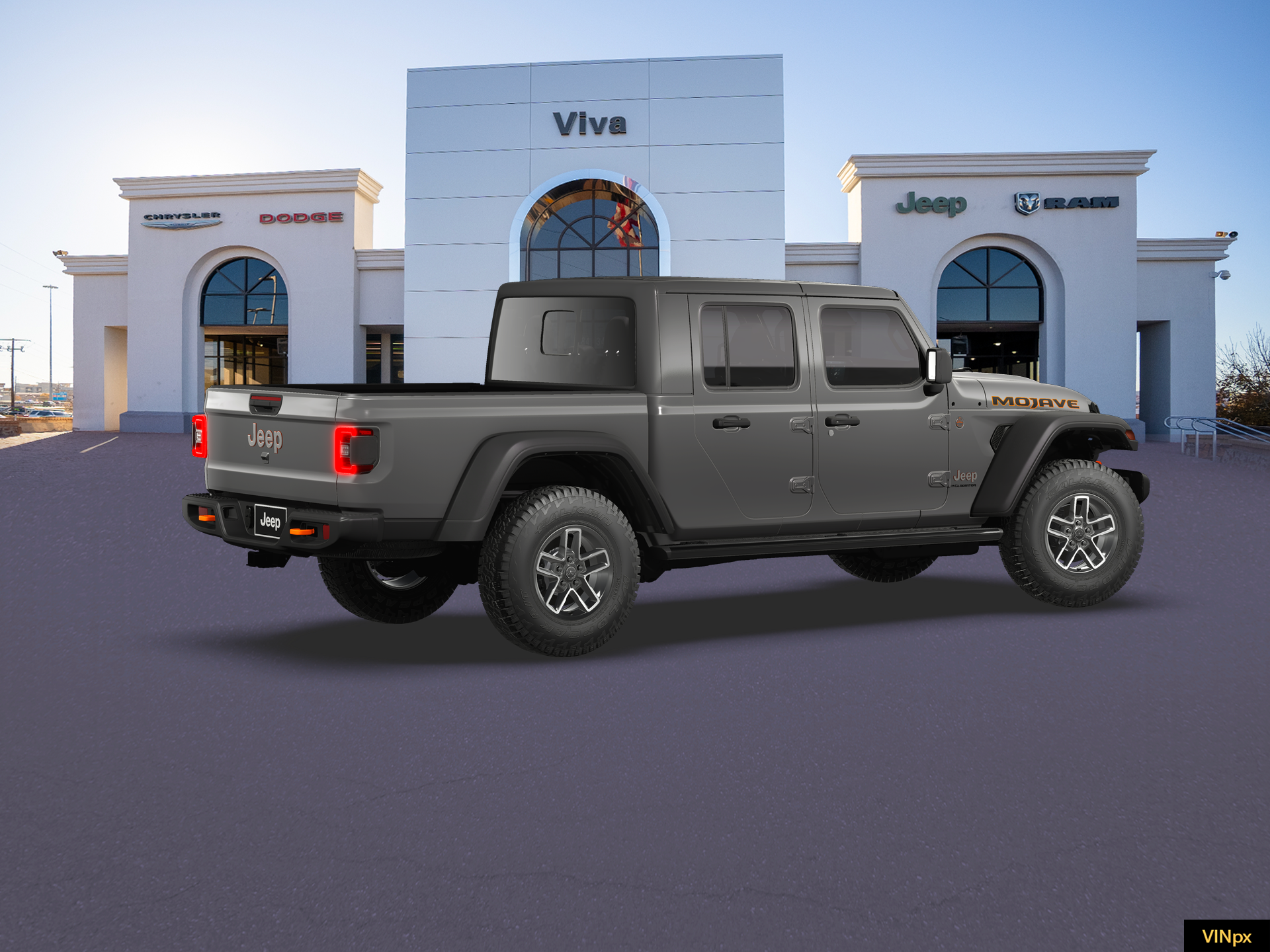 New 2026 Granite Crystal Metallic Clear-Coat Exterior Paint Jeep Mojave image 8