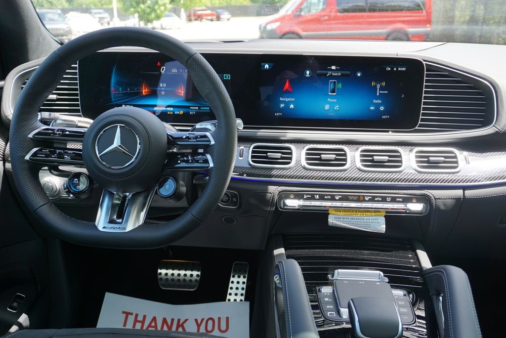 New 2026 MANUFAKTUR Moonlight White Metallic Mercedes-Benz GLE 63 S AMG® image 48