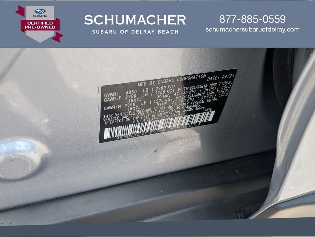 Used 2023 Silver Subaru Onyx Edition image 21
