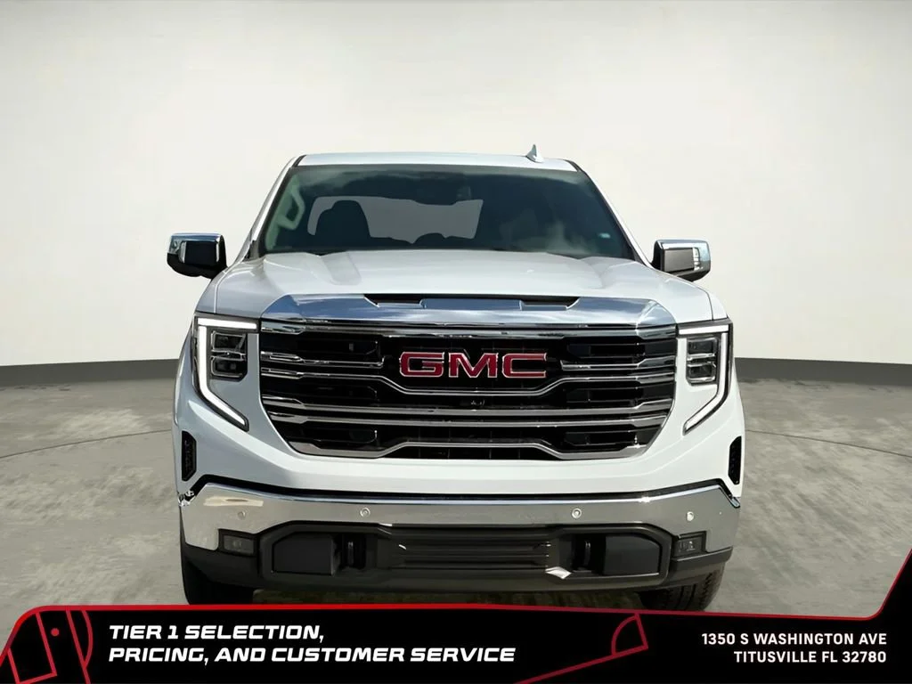 New 2026 Glacier White Tricoat GMC SLT image 18