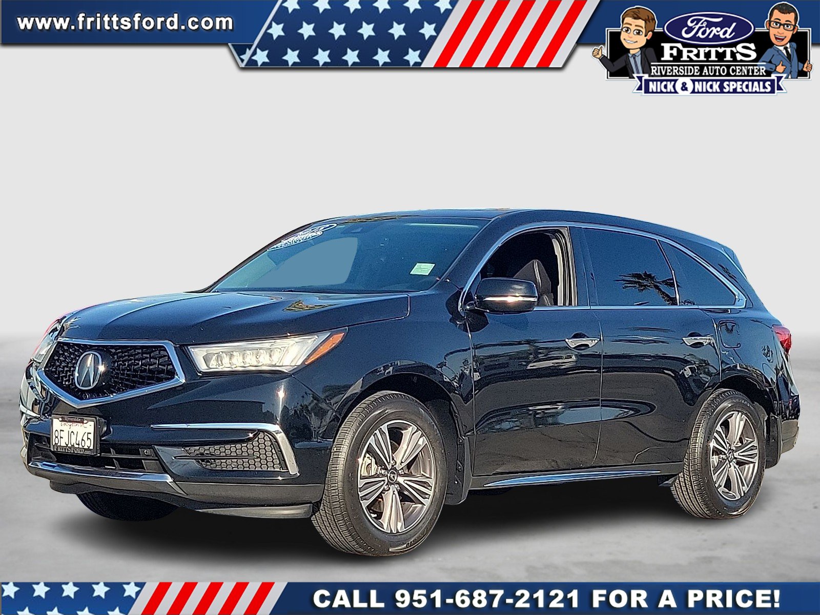 Certified Used 2018 Crystal Black Pearl Acura  image 1