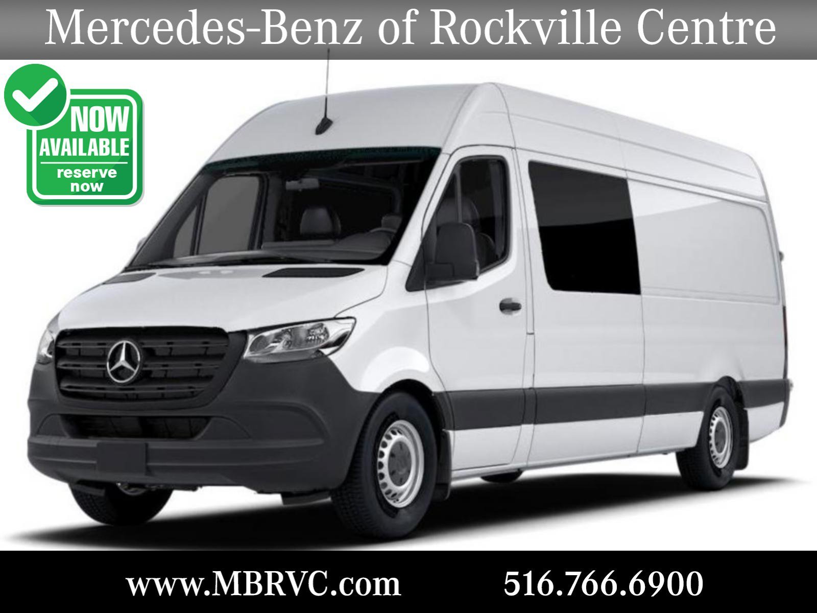 New 2026 Arctic White Mercedes-Benz 2500 High Roof I4 Diesel 170 RWD image 1