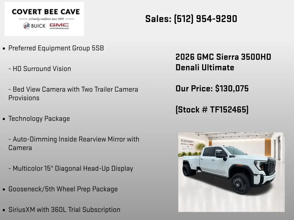 New 2026 Summit White GMC Denali Ultimate DRW image 37