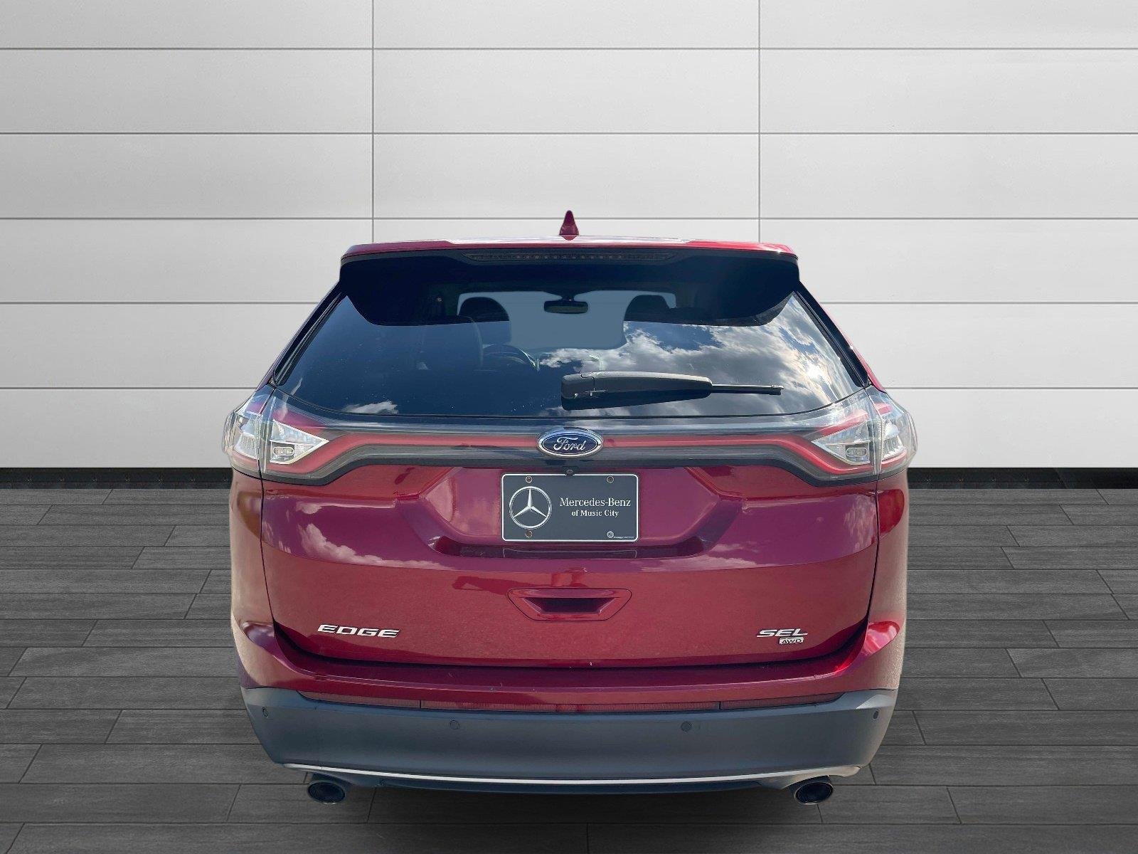 Used 2015 Ruby Red Metallic Tinted Clearcoat Ford SEL image 4