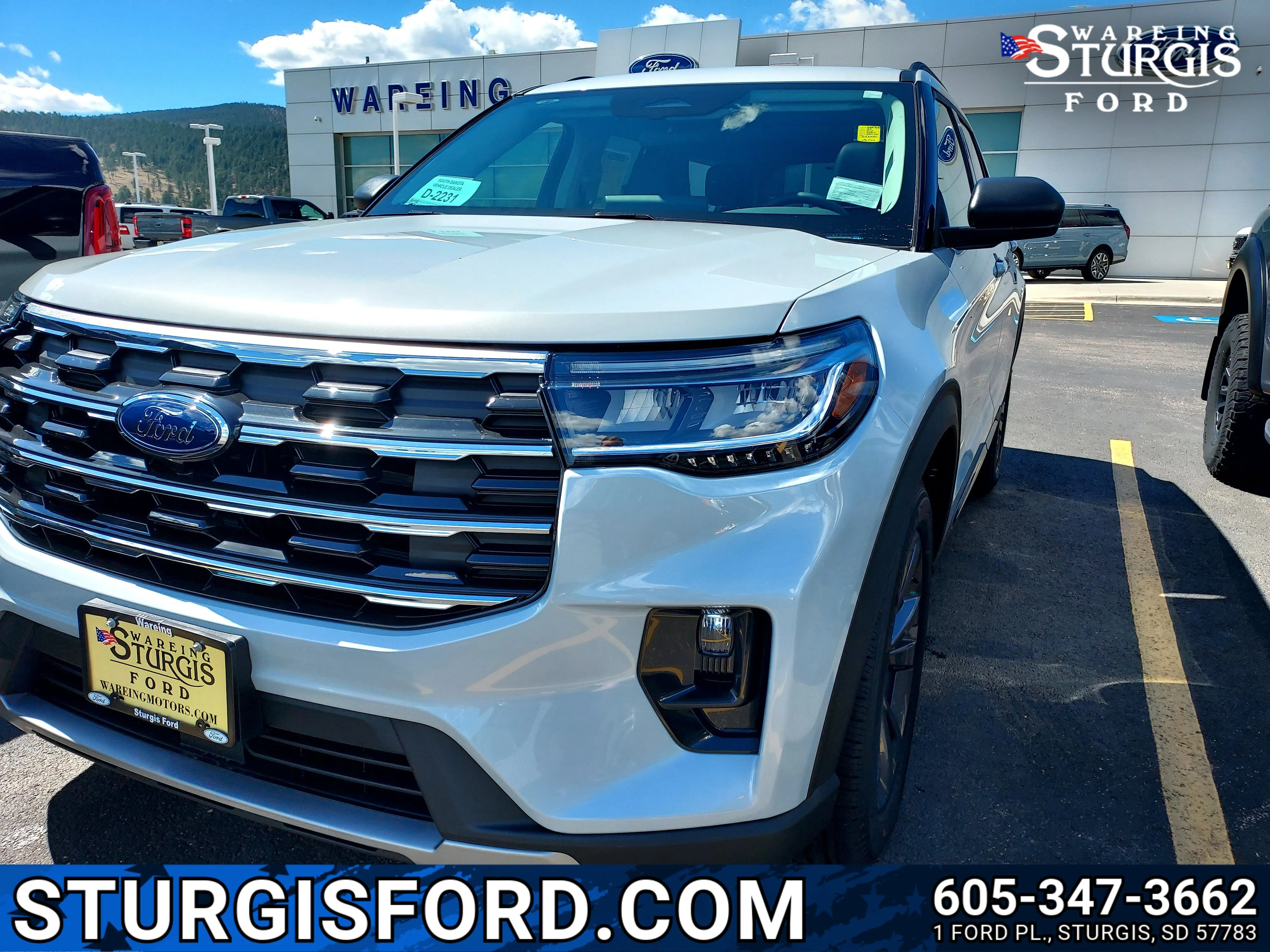 ふくちゃん MosriteVENTURES1965年ハイパワーUSA製PU New 2026 Ford Explorer Active w/200A Pkg Sport Utility in Sturgis