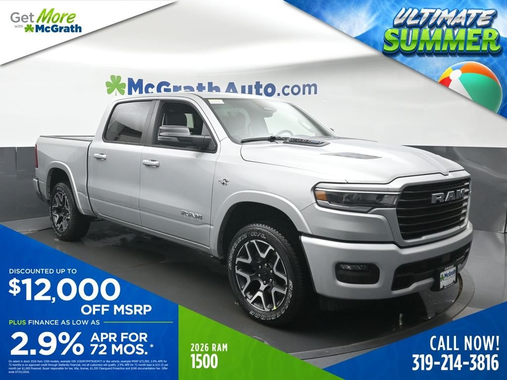 New 2026 Silver Zynith Exterior Paint RAM Laramie image 1