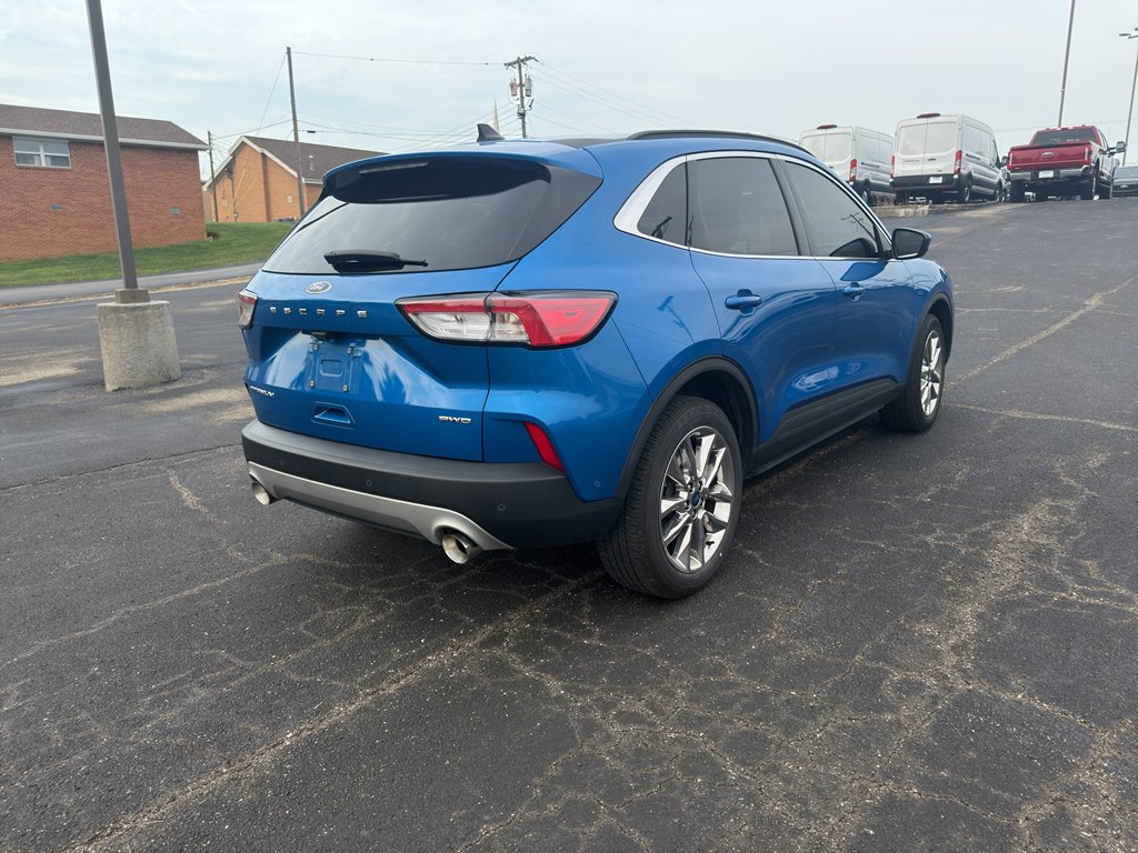 Used 2021 Velocity Blue Metallic Ford Titanium image 4