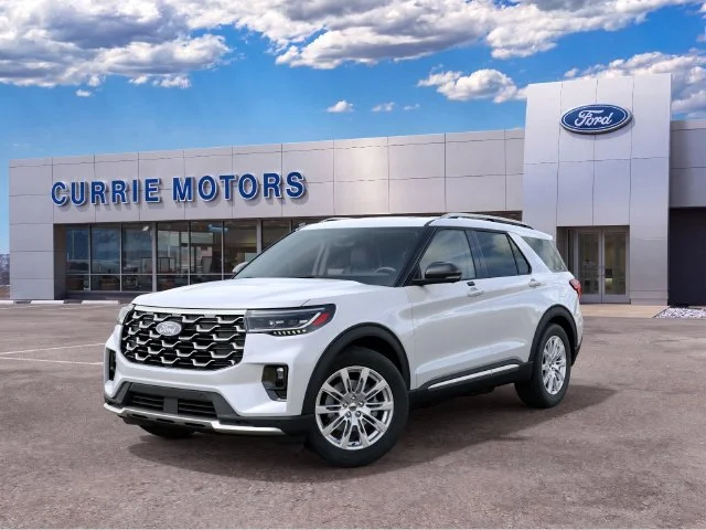 New 2027 Star White Metallic Tri-Coat Ford Platinum image 2
