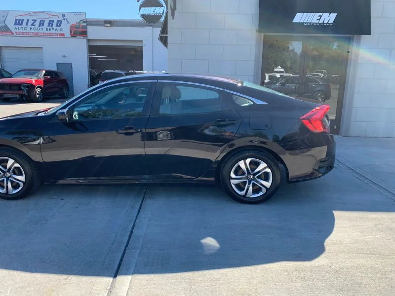 Used 2016 Black Honda LX Sedan 4D image 9