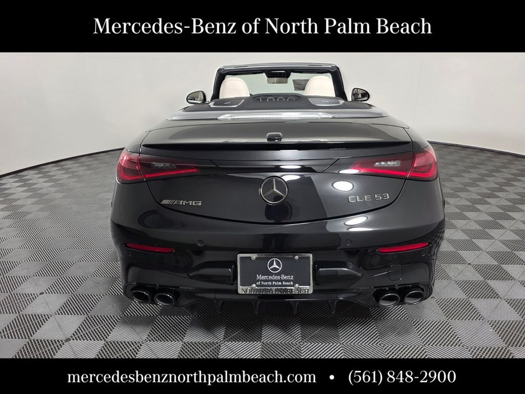 New 2027 Obsidian Black Metallic Mercedes-Benz AMG® CLE 53 4MATIC+ Cabriolet image 5