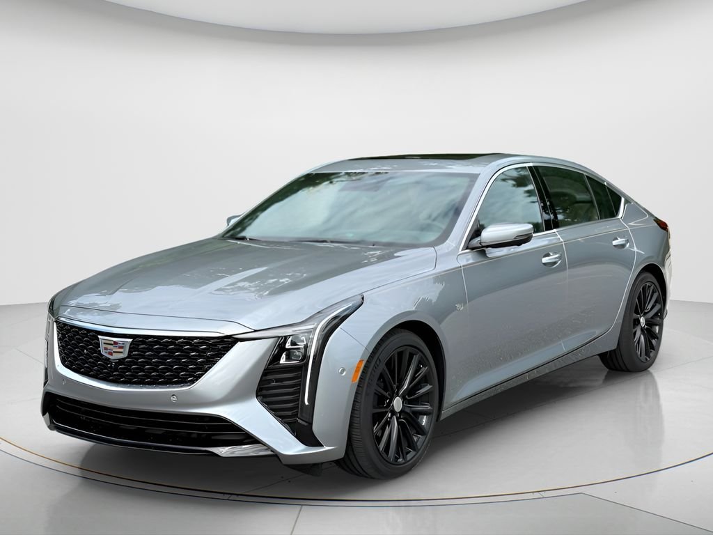 Used 2025 Silver Cadillac Premium Luxury image 1