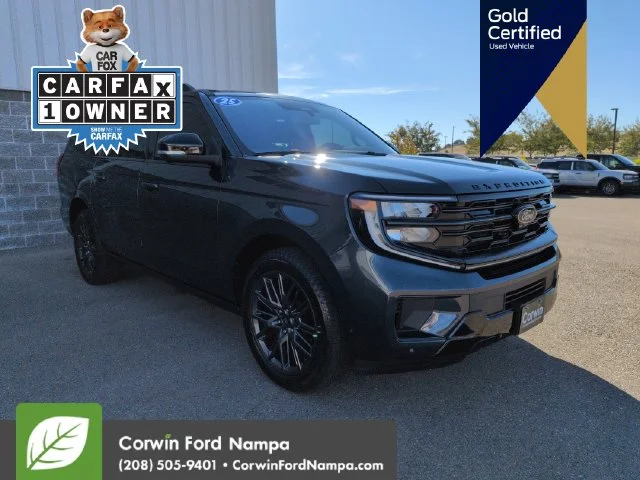 Certified Used 2025 Blue Metallic Ford  image 1