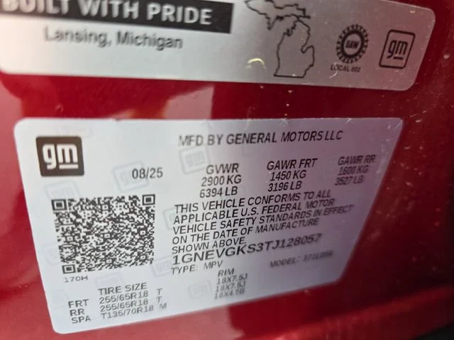Used 2026 Radiant Red Tintcoat Chevrolet LT image 29