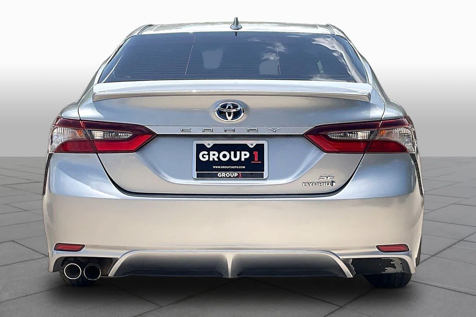 Used 2022 Celestial Silver Metallic Toyota Hybrid SE image 5