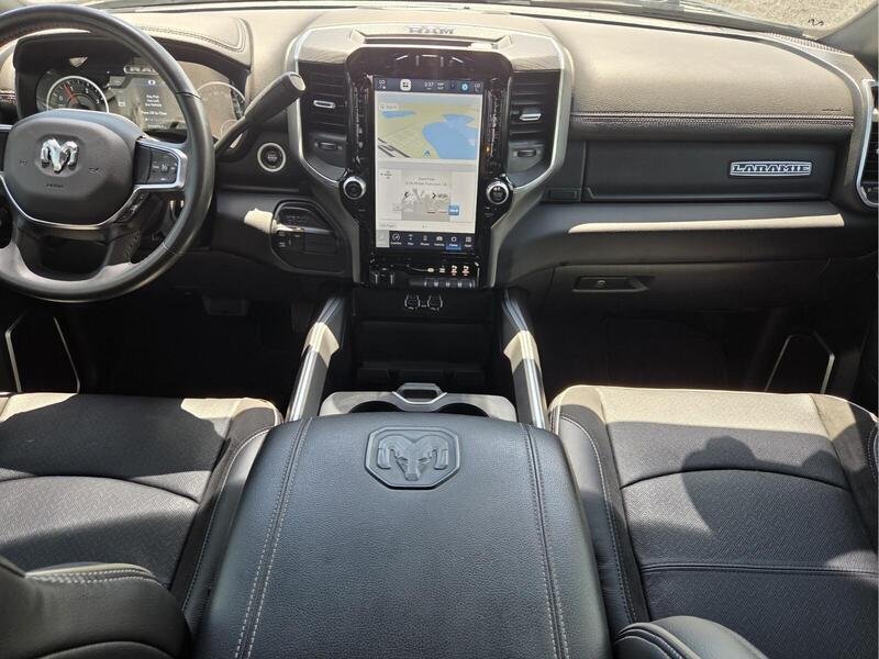 Used 2024 Pearl White RAM LARAMIE 4X4 CREW CAB 6