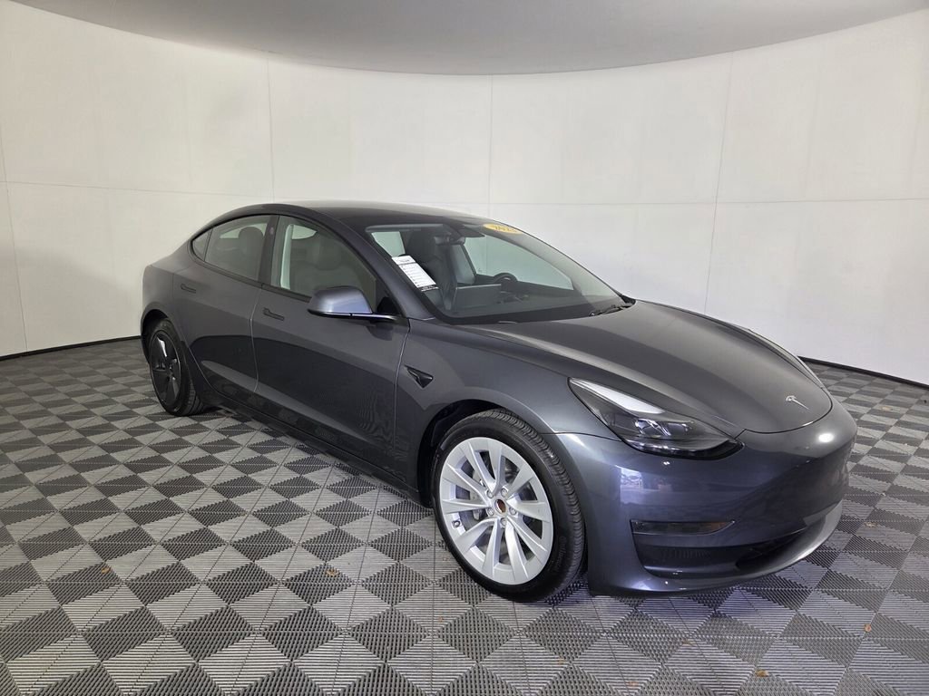 Used 2023 Tesla Model 3 Base with VIN 5YJ3E1EAXPF569679 for sale in West Palm Beach, FL