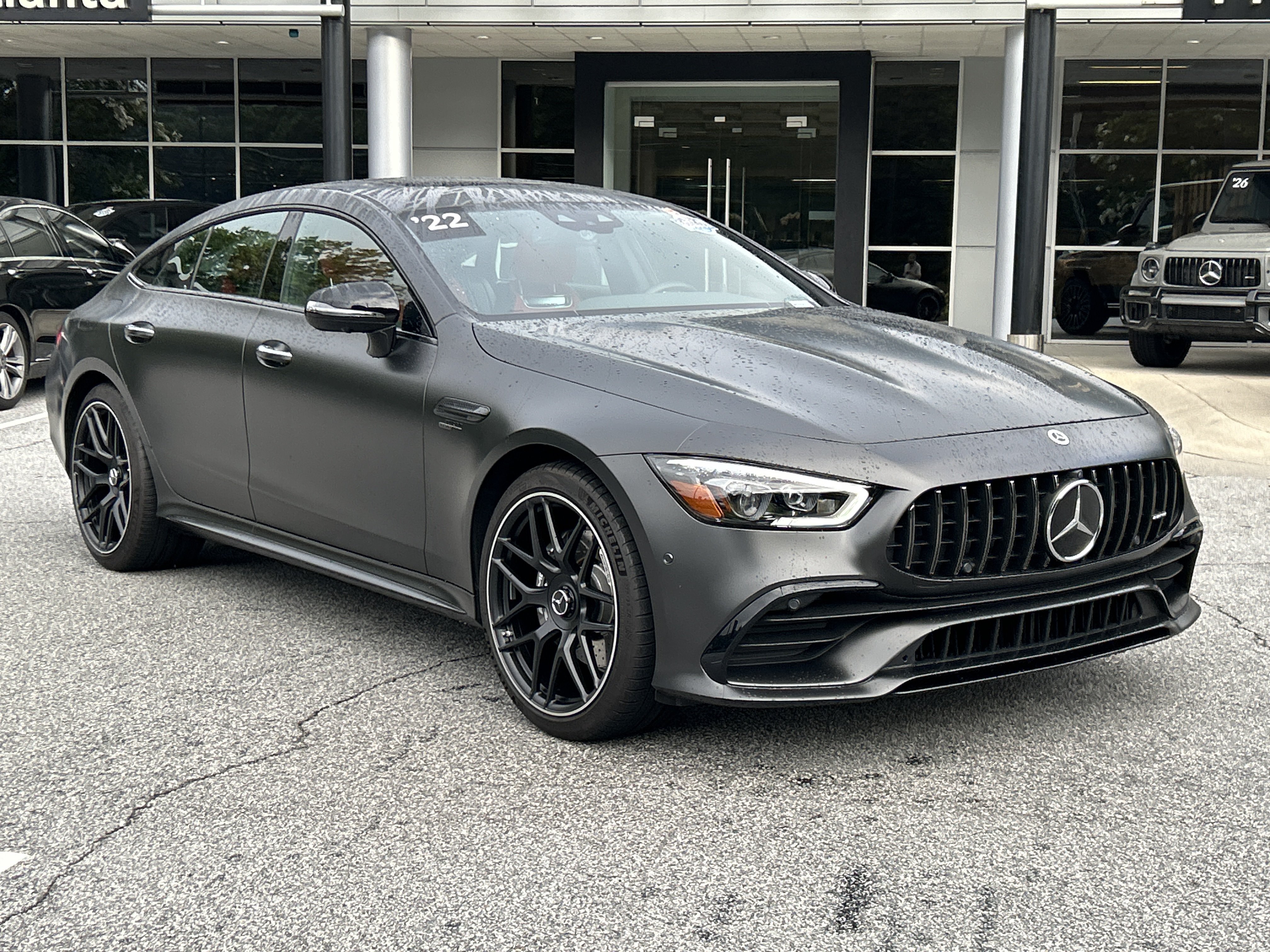 Certified Used 2022 MANUFAKTUR Graphite Grey Magno Mercedes-Benz AMG® GT 53 4-Door Coupe image 4