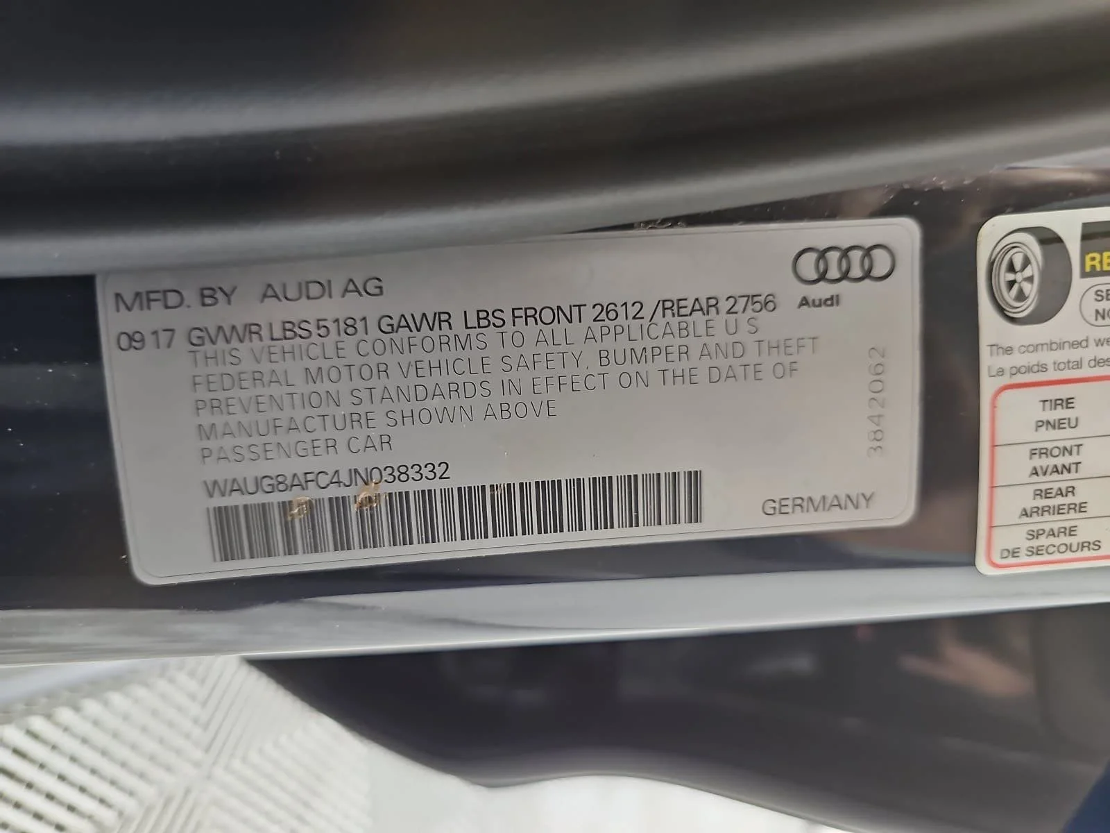 Used 2018 Blue Audi 2.0T Premium Plus image 31