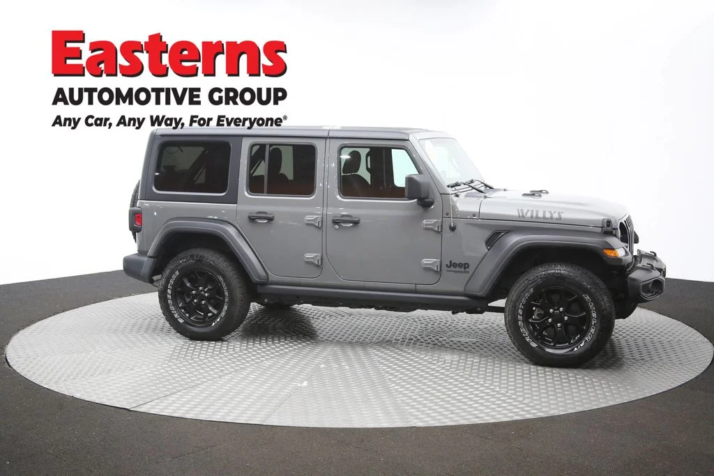Used 2021 Gray Jeep Unlimited Willys image 44
