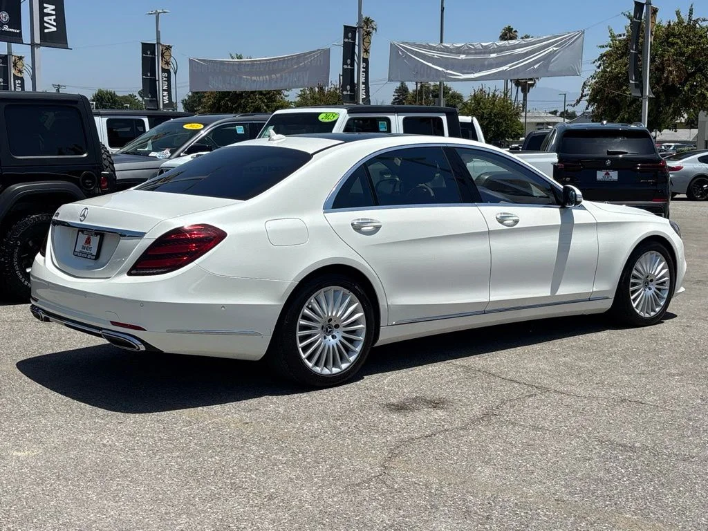 Used 2020 designo Diamond White Metallic Mercedes-Benz S 560 image 3