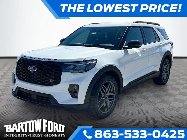 New 2026 White Metallic Ford ST image 1