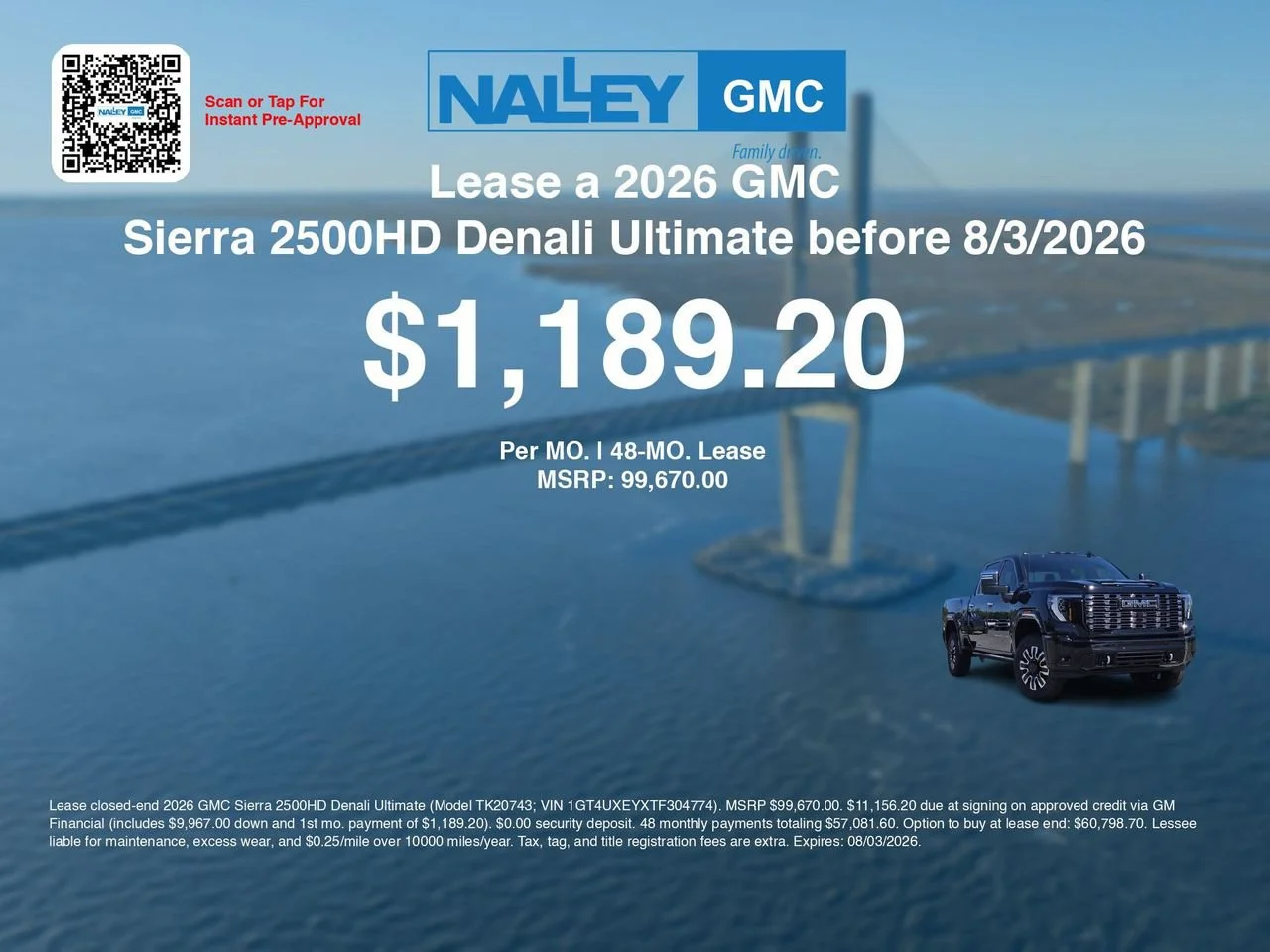 New 2026 Onyx Black GMC Denali Ultimate image 3