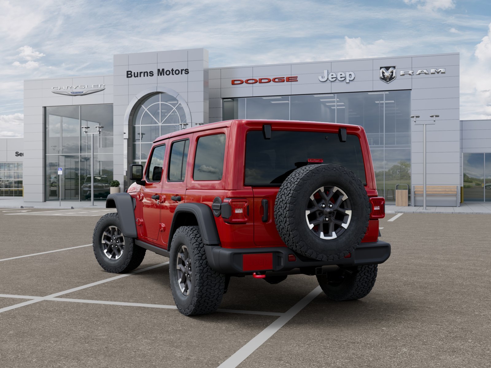 New 2026 Firecracker Red Clear-Coat Exterior Paint Jeep Rubicon 4-Door image 29