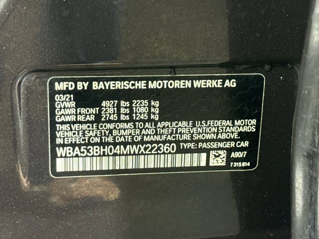 Used 2021 Dark Graphite Metallic BMW 530i image 36