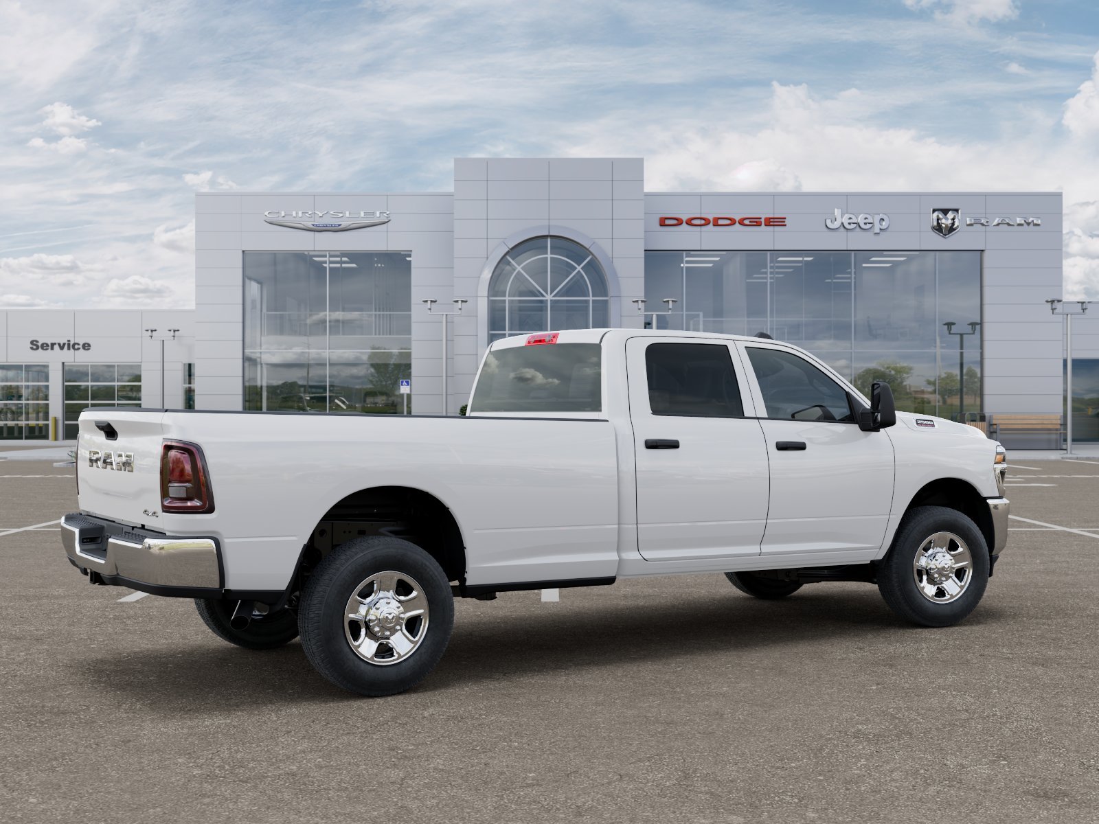New 2026 Bright White Clear-Coat Exterior Paint RAM Tradesman image 38