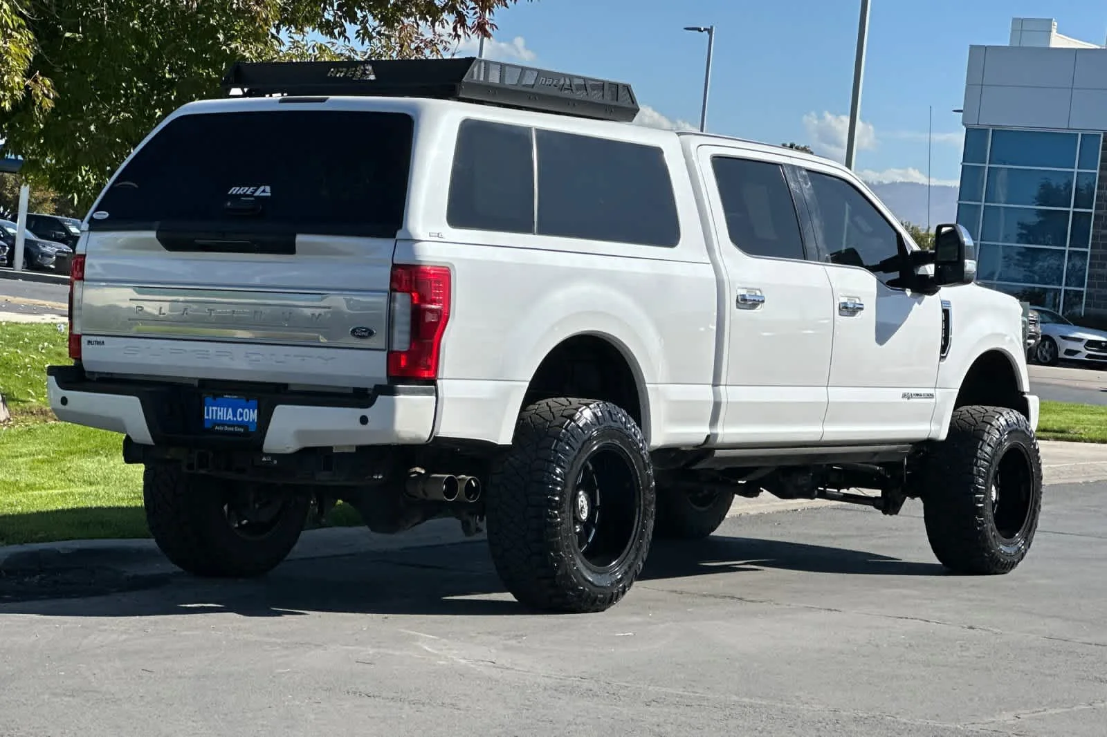 Certified Used 2019 White Platinum Metallic Tri-Coat Ford Platinum image 2