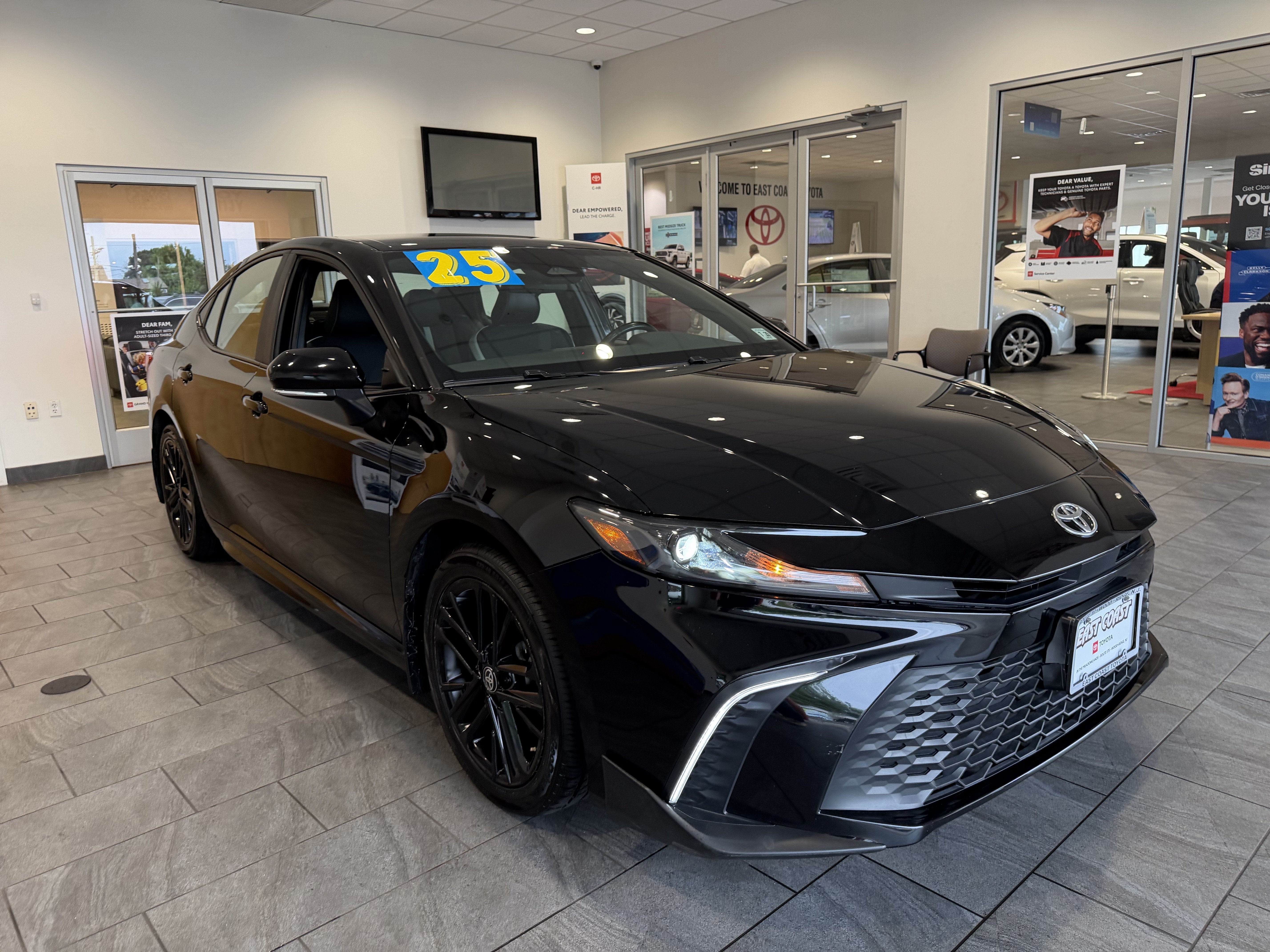Used 2025 Black Toyota SE image 46