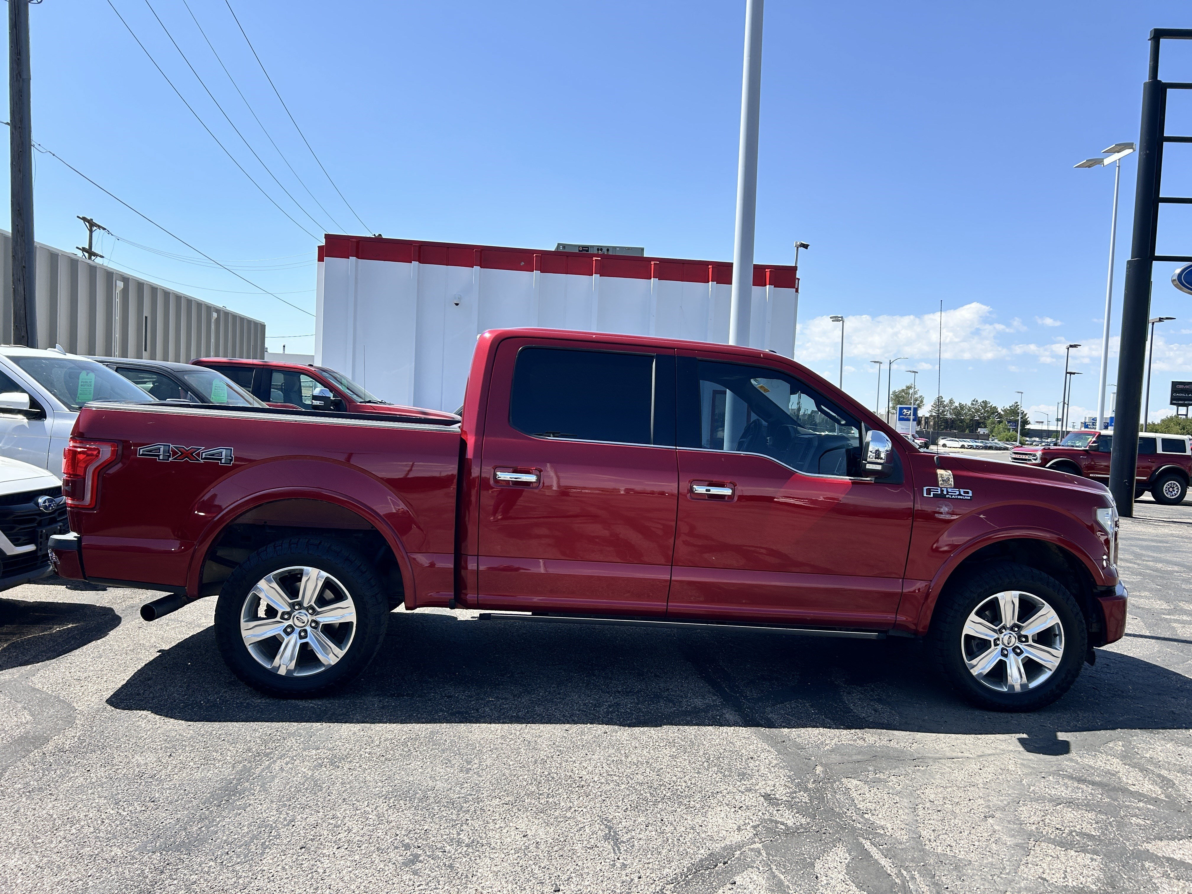 Used 2015 Red Ford Platinum image 5