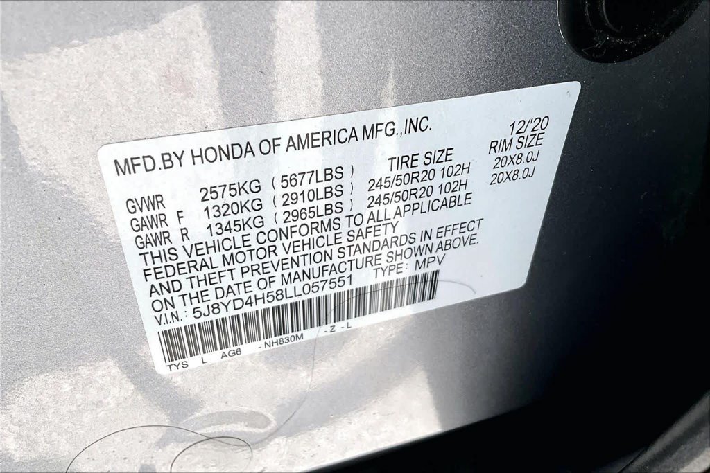 Used 2020 Silver Acura Technology image 35