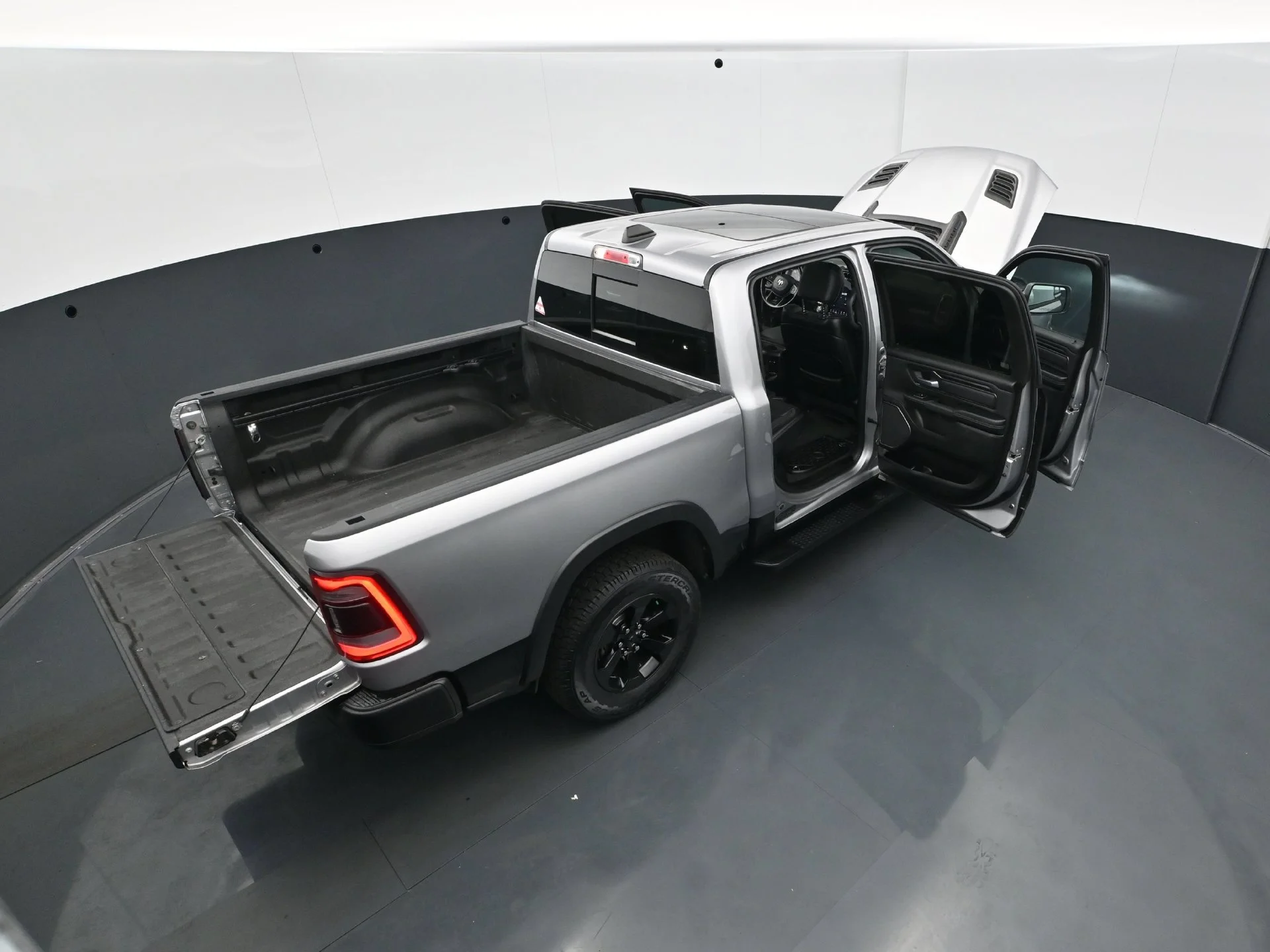 Used 2023 Billet Silver Metallic Clearcoat Ram Rebel image 44