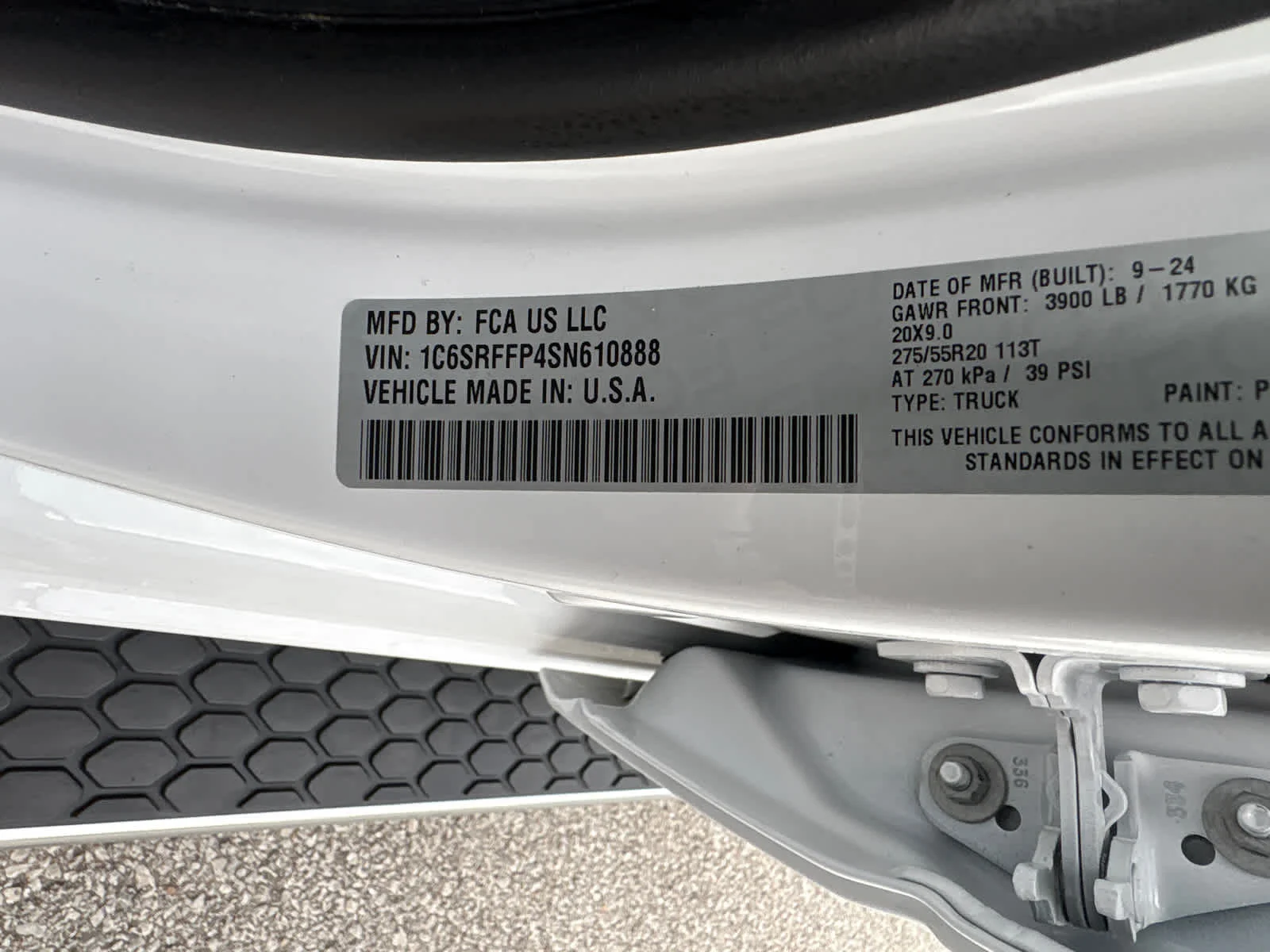 Used 2025 Bright White Clearcoat Ram Big Horn image 30