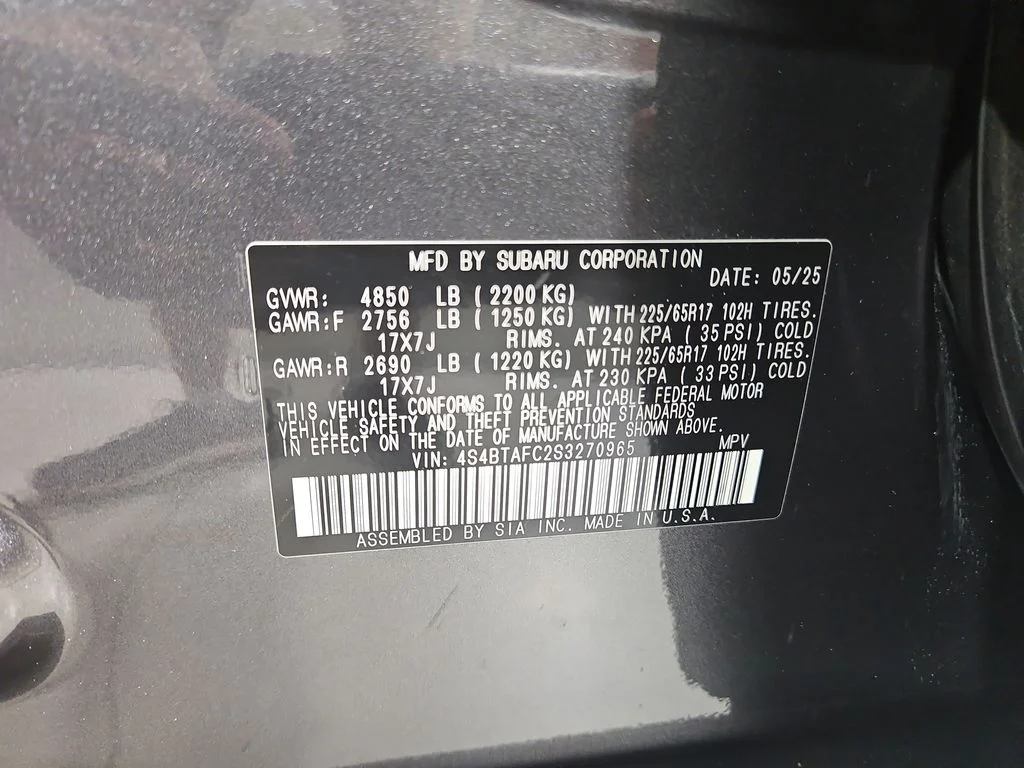 Certified Used 2025 Gray Subaru Premium image 32