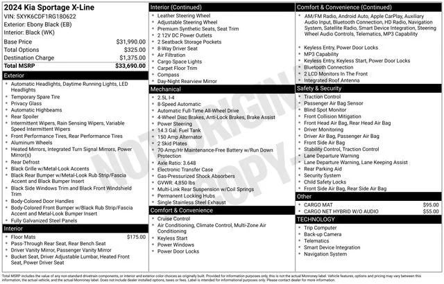 Used 2024 Black Kia X-Line image 16