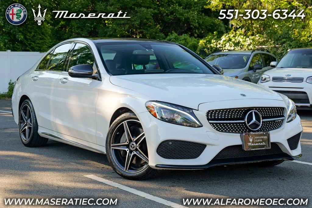 Used 2018 Polar White Mercedes-Benz C 300 image 1