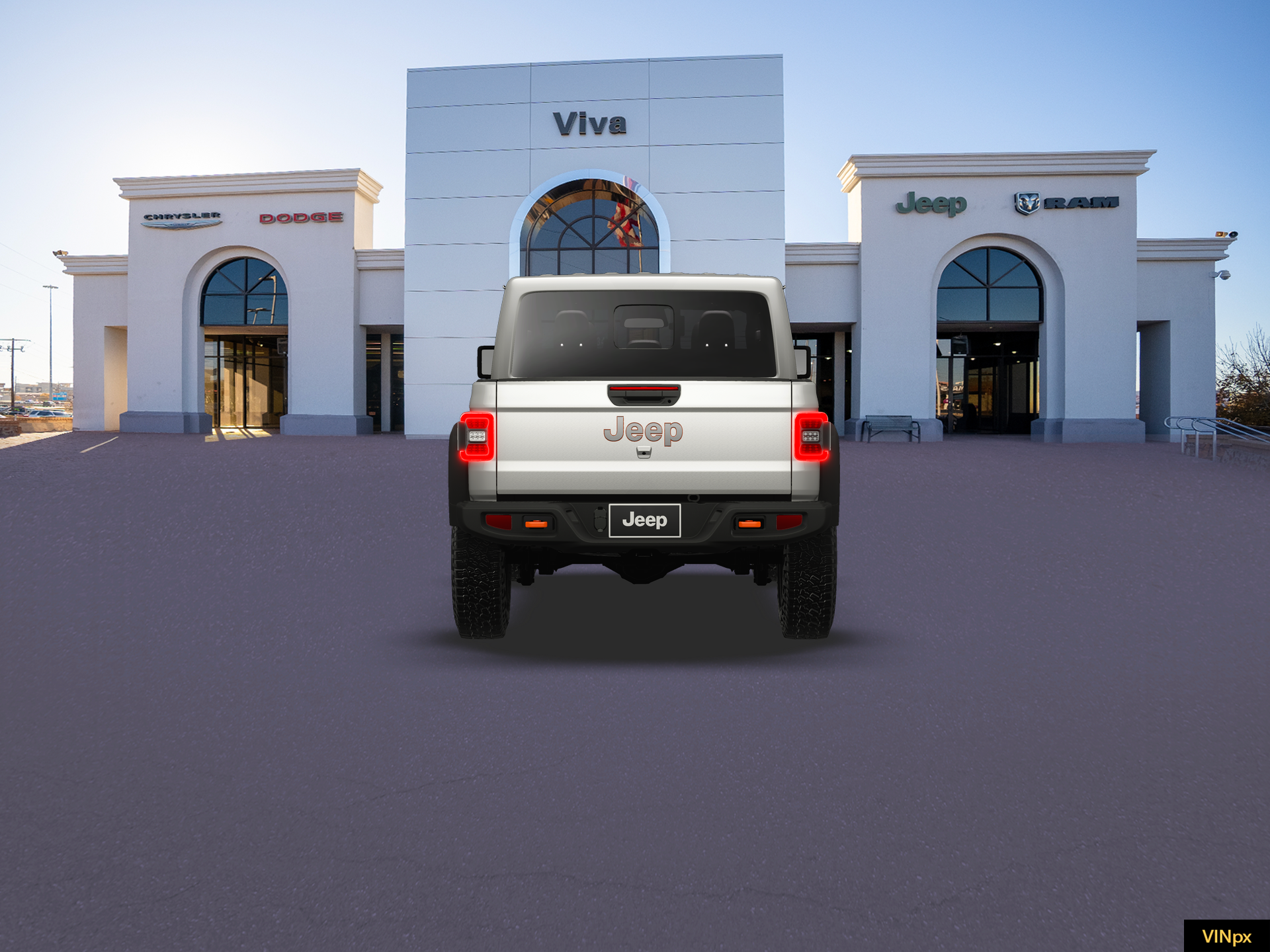 New 2026 Bright White Clear-Coat Exterior Paint Jeep Mojave image 17