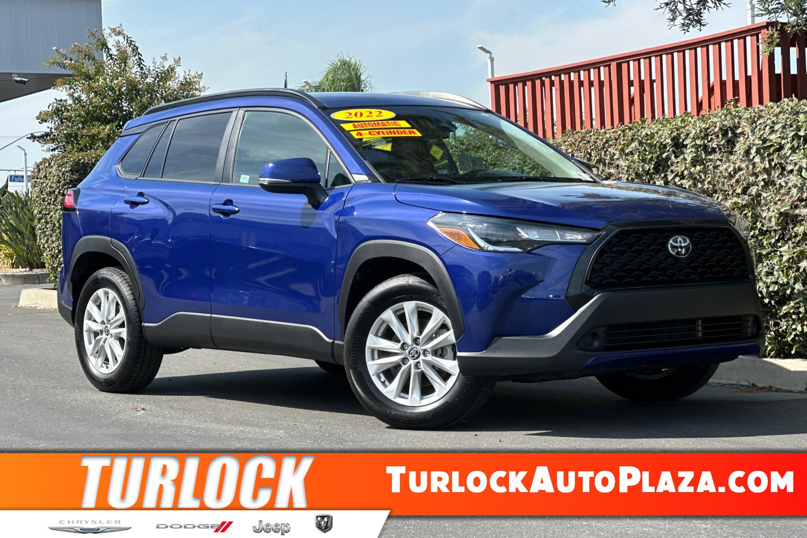 Blue 2022 Toyota Corolla Cross LE FWD SUV / Crossover Front-Wheel Drive Continuously Variable Transmission