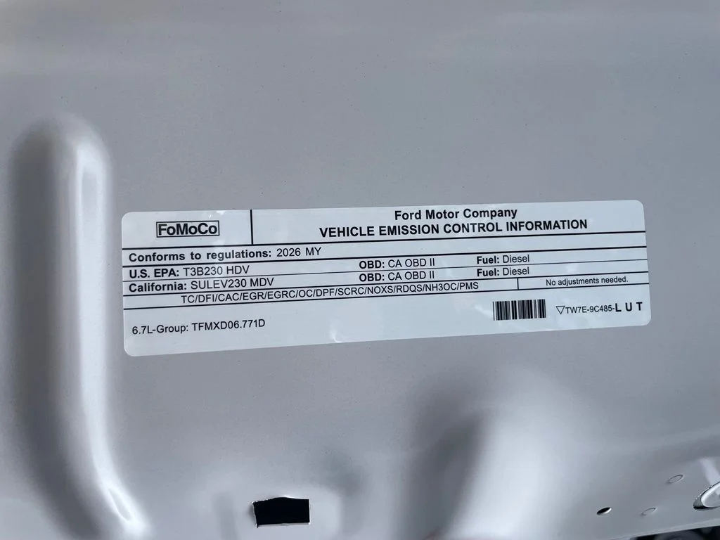 New 2026 Glacier Gray Metallic Tri-Coat Ford F-250® Lariat® image 49