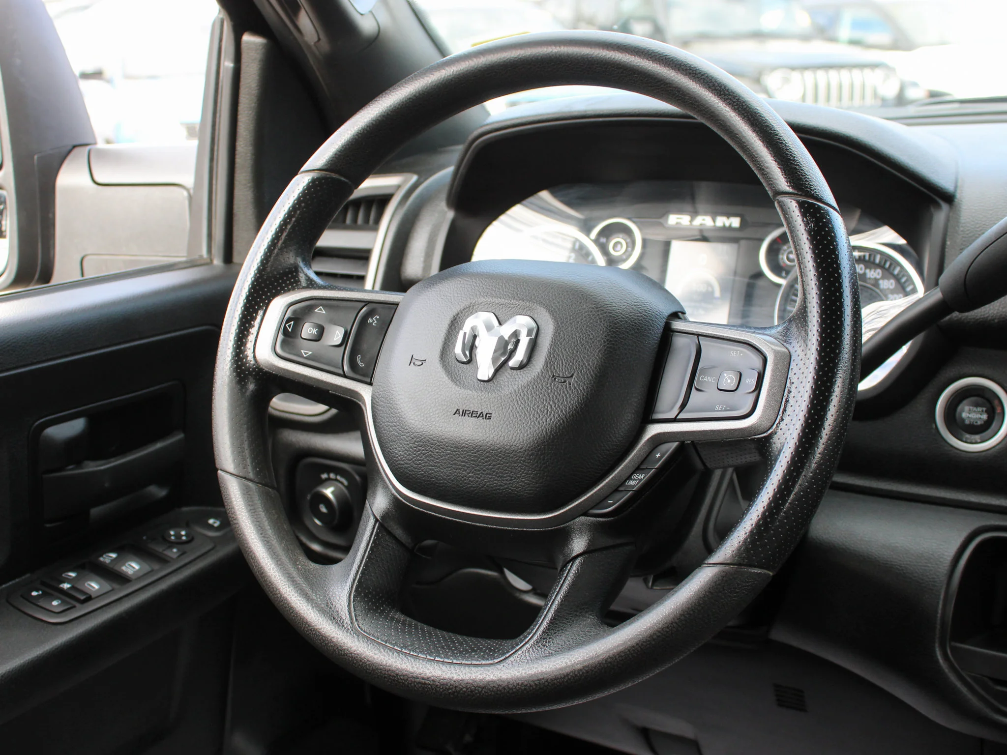 Certified Used 2023 Black RAM Tradesman * No Accidents | Diesel | Rear Air Suspension | Bedliner | Apple CarPlay | Backup Camera image 6