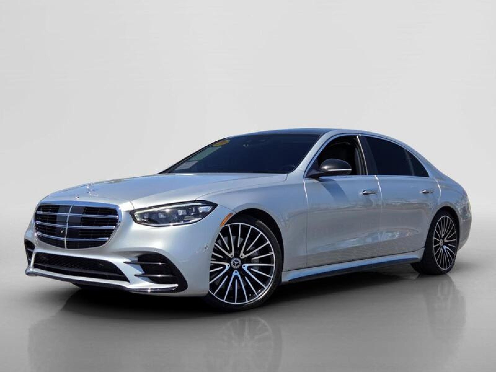 Certified Used 2021 Cirrus Silver Mercedes-Benz S 580 image 1
