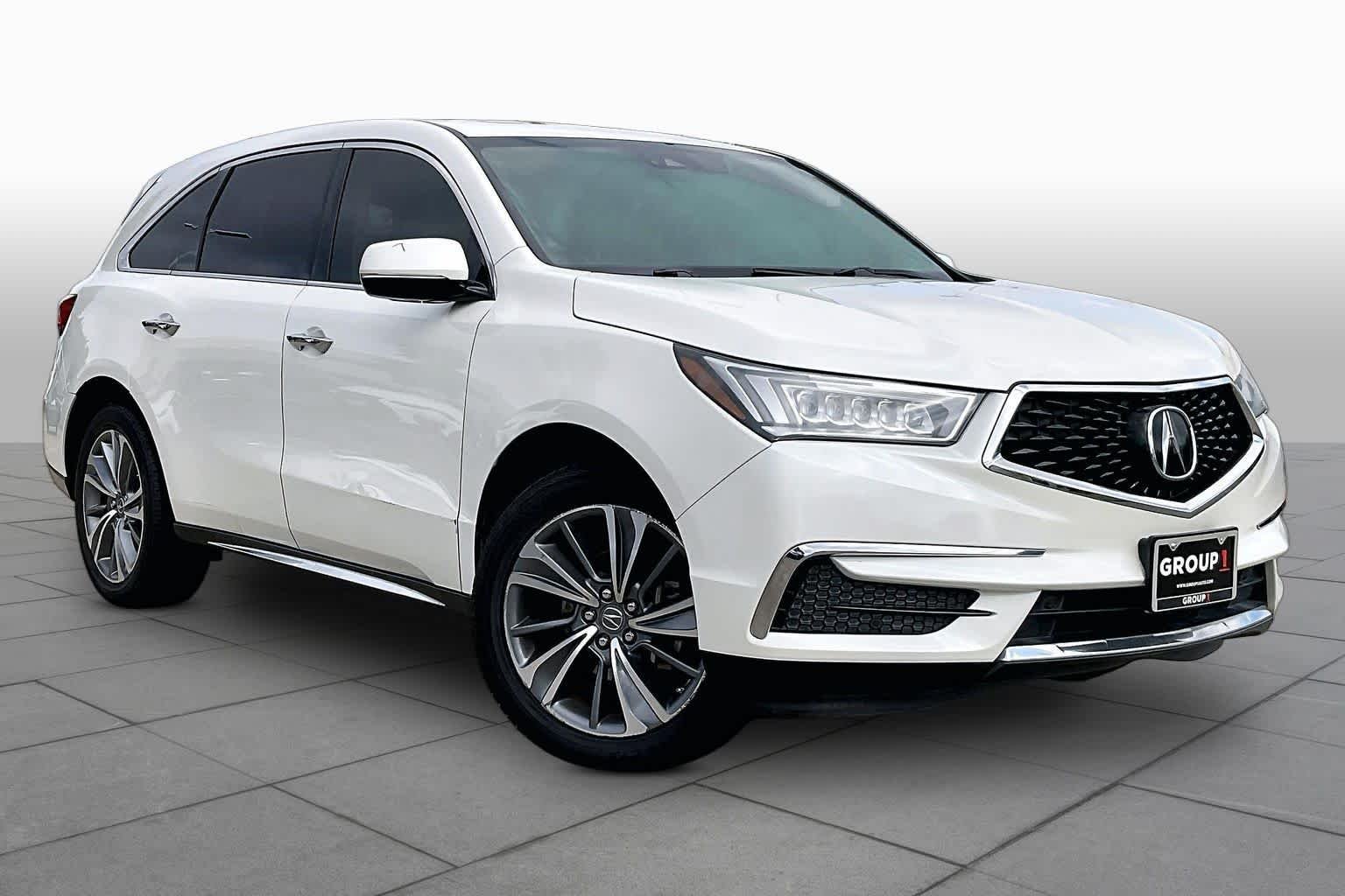 Used 2017 White Diamond Pearl Acura w/Technology Pkg image 3