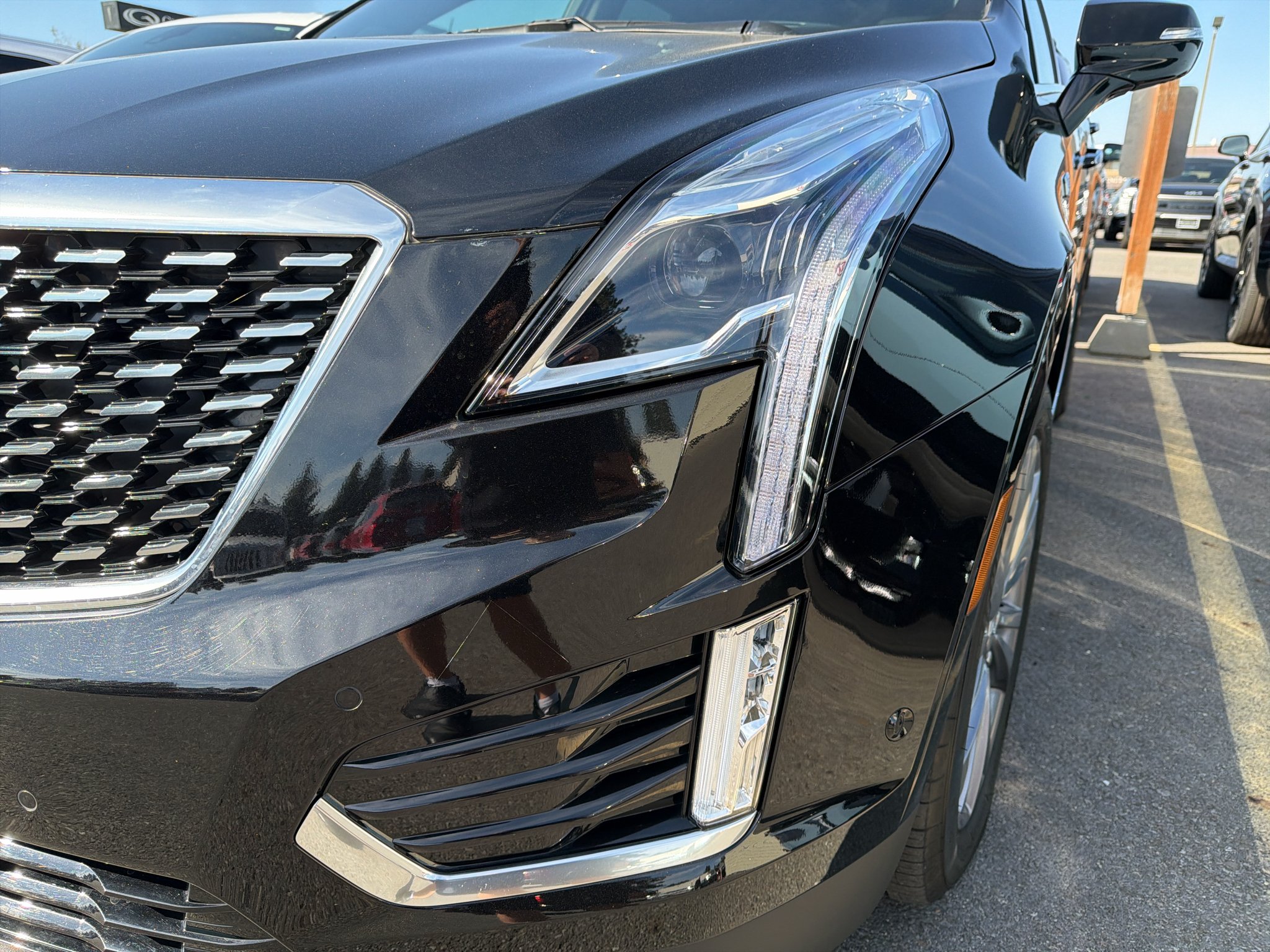 Used 2025 Stellar Black Metallic Cadillac Premium Luxury image 8